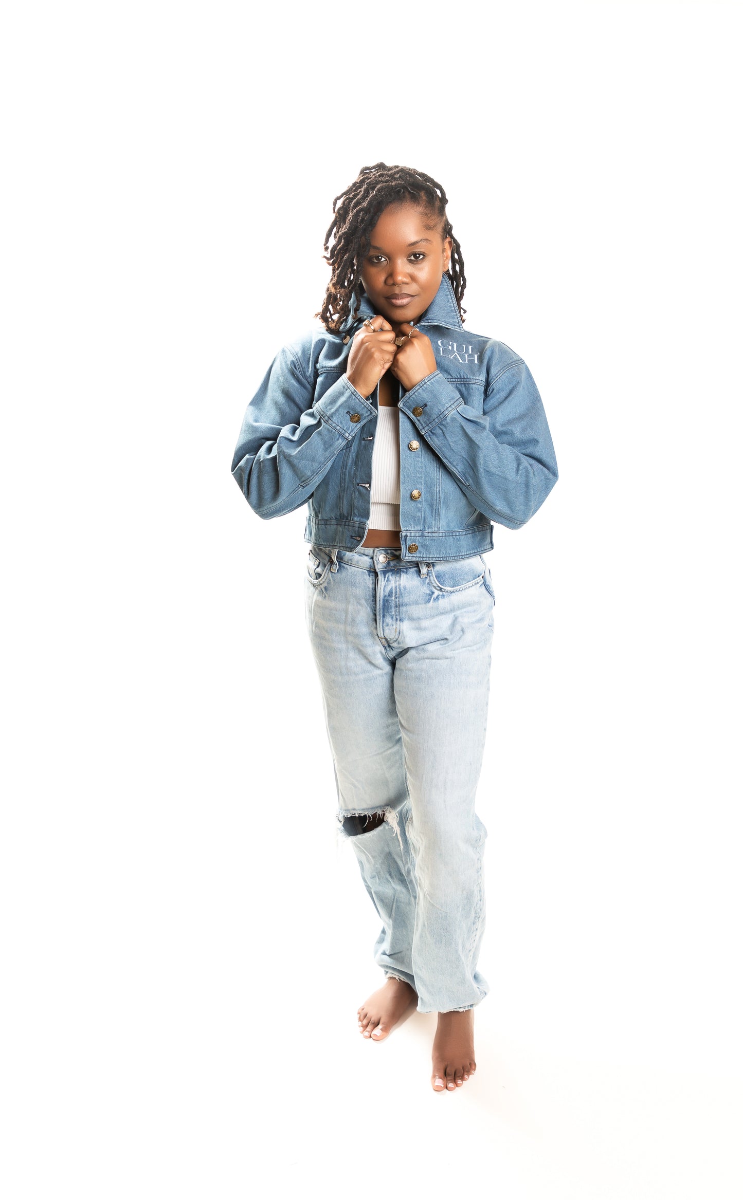 PREORDER- CROPPED DENIM JACKET