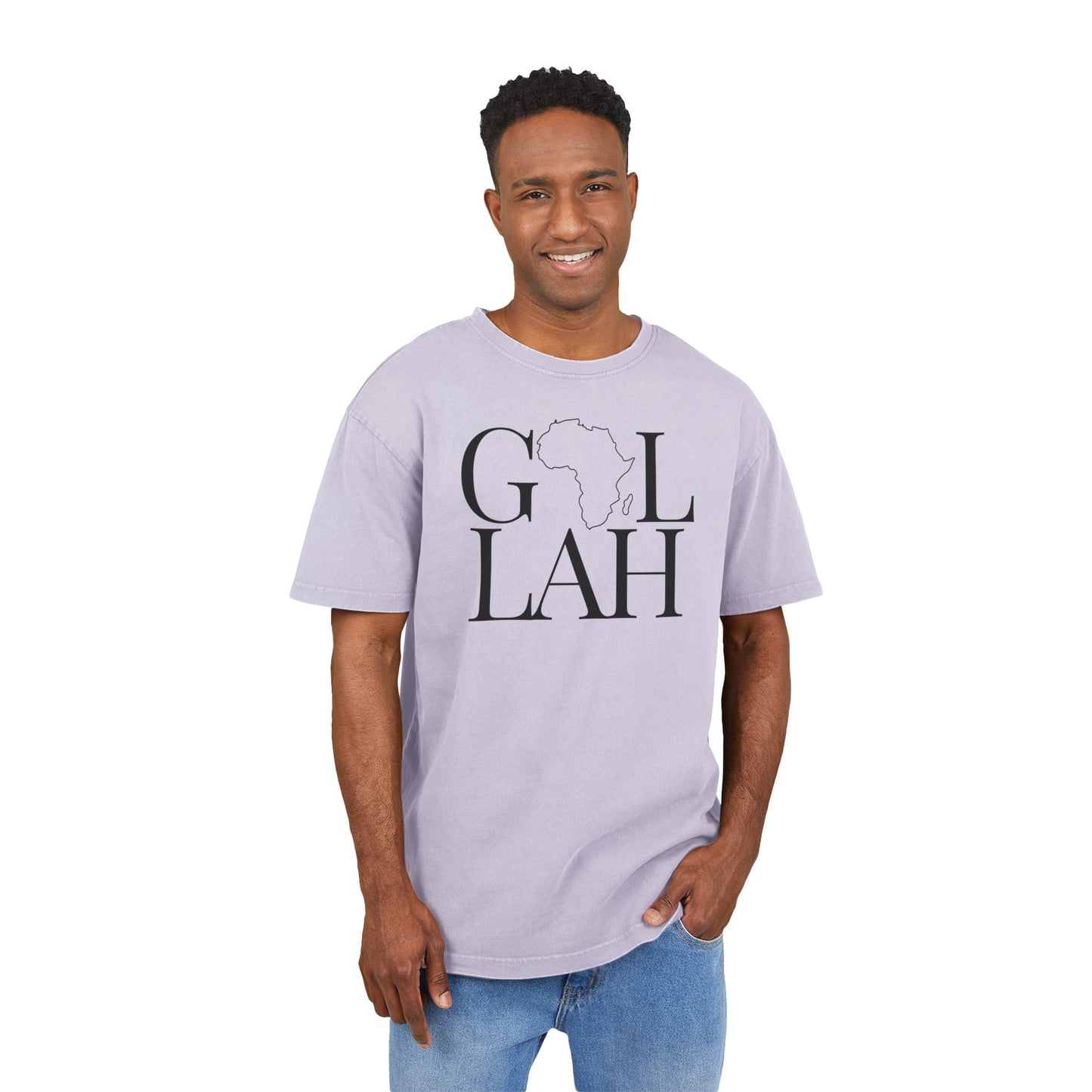 Diaspora Acid Washed Heavy Oversize Tee