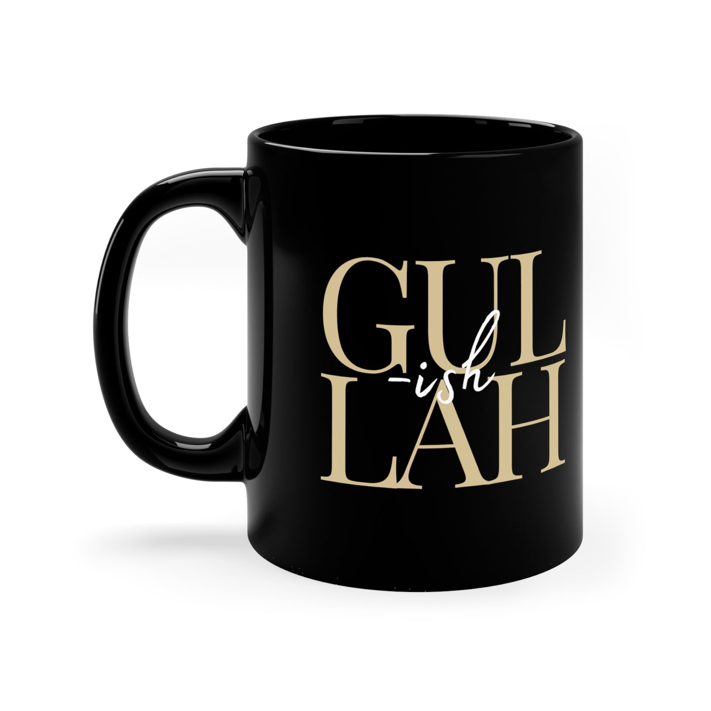 Gullah ish 11oz Black Mug
