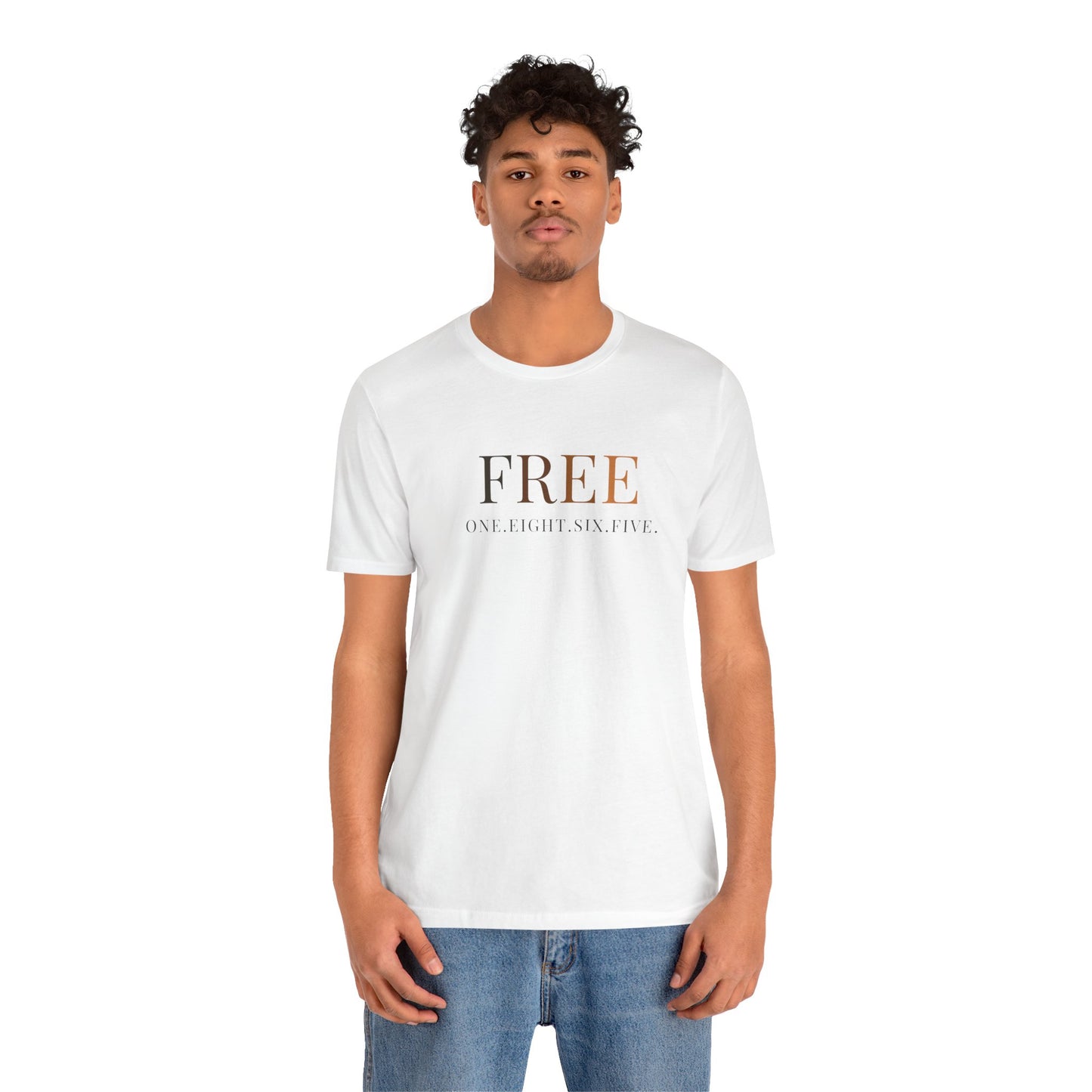 “FREE” Juneteenth Unisex Jersey Short Sleeve Tee