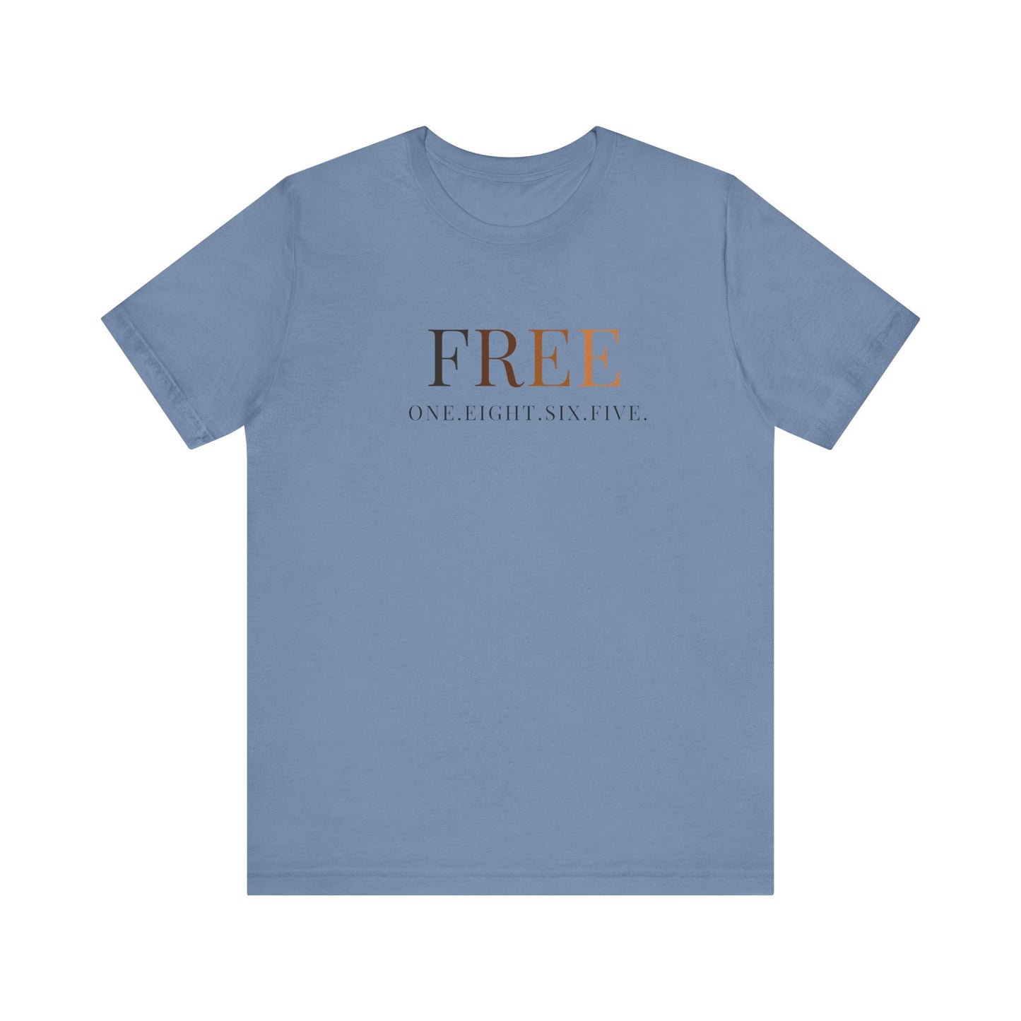 “FREE” Juneteenth Unisex Jersey Short Sleeve Tee