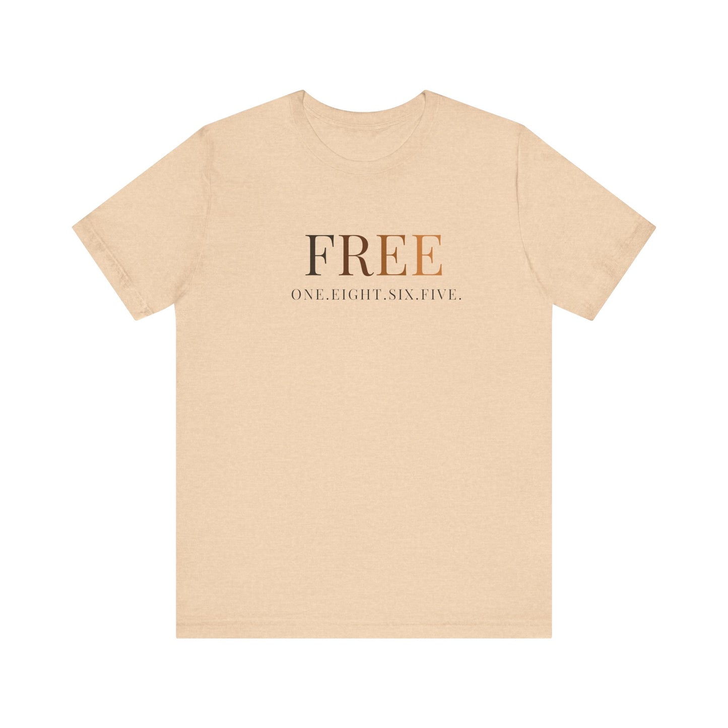 “FREE” Juneteenth Unisex Jersey Short Sleeve Tee
