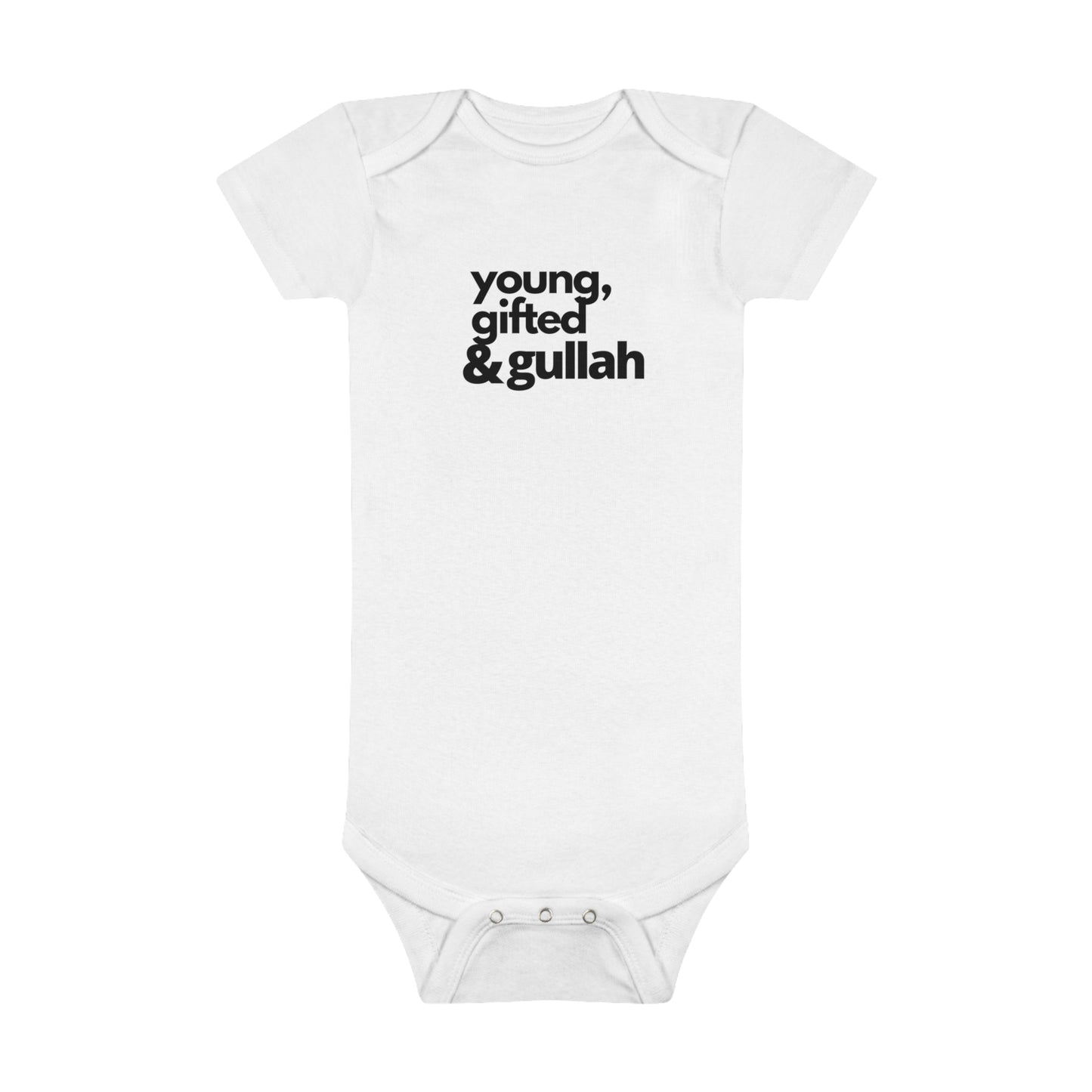 Young Gifted and Gullah Short Sleeve Onesie®