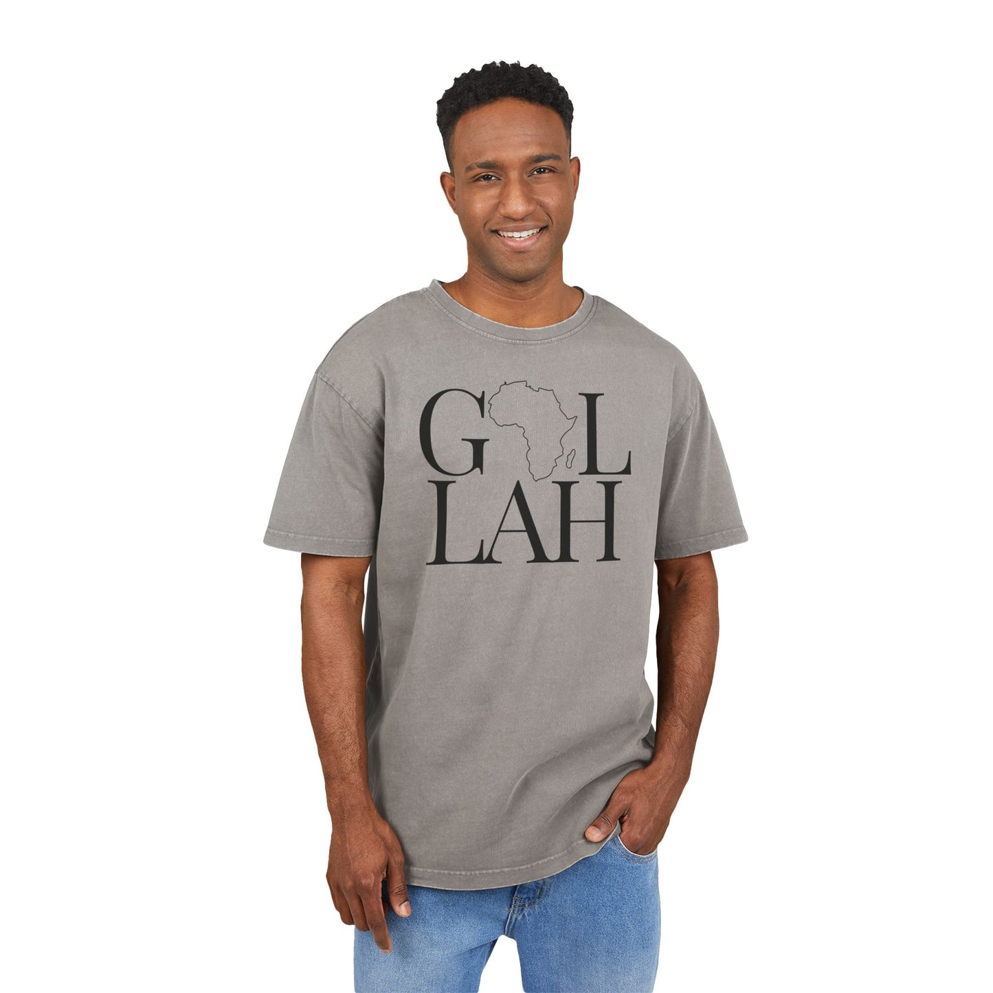 Diaspora Acid Washed Heavy Oversize Tee