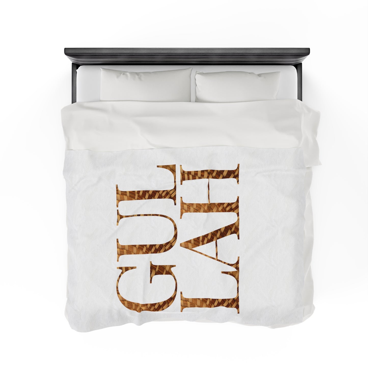 XL Sweetgrass Gullah Velveteen Plush Blanket