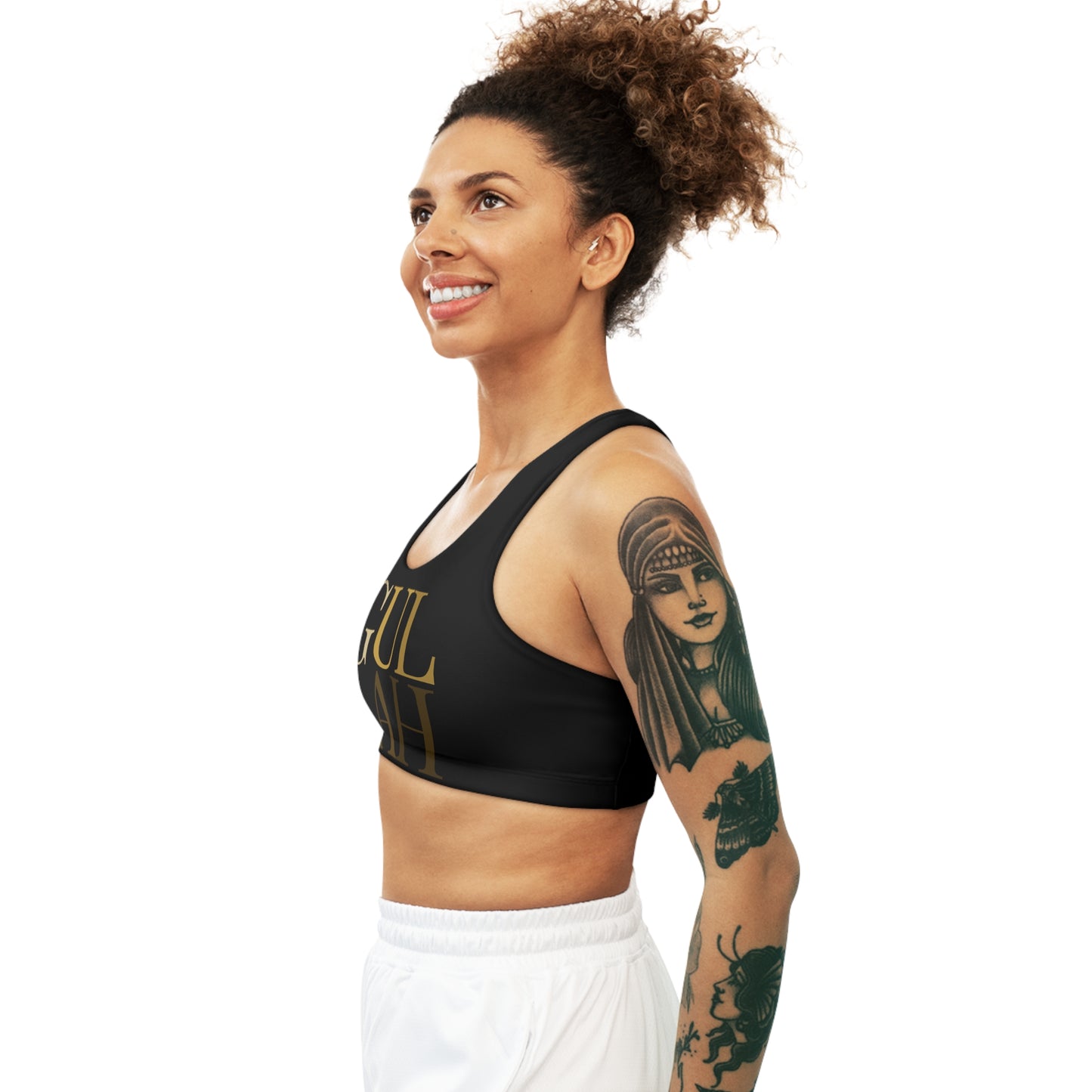 Melanin Seamless Sports Bra (AOP)