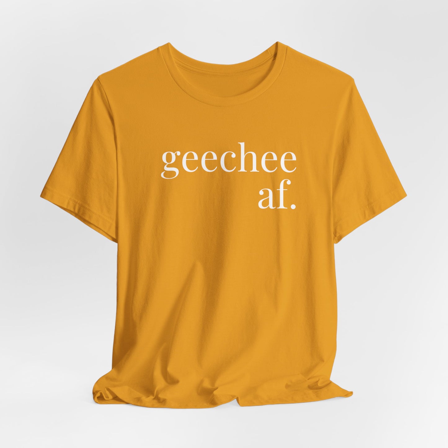 Geechee AF Jersey Short Sleeve Tee