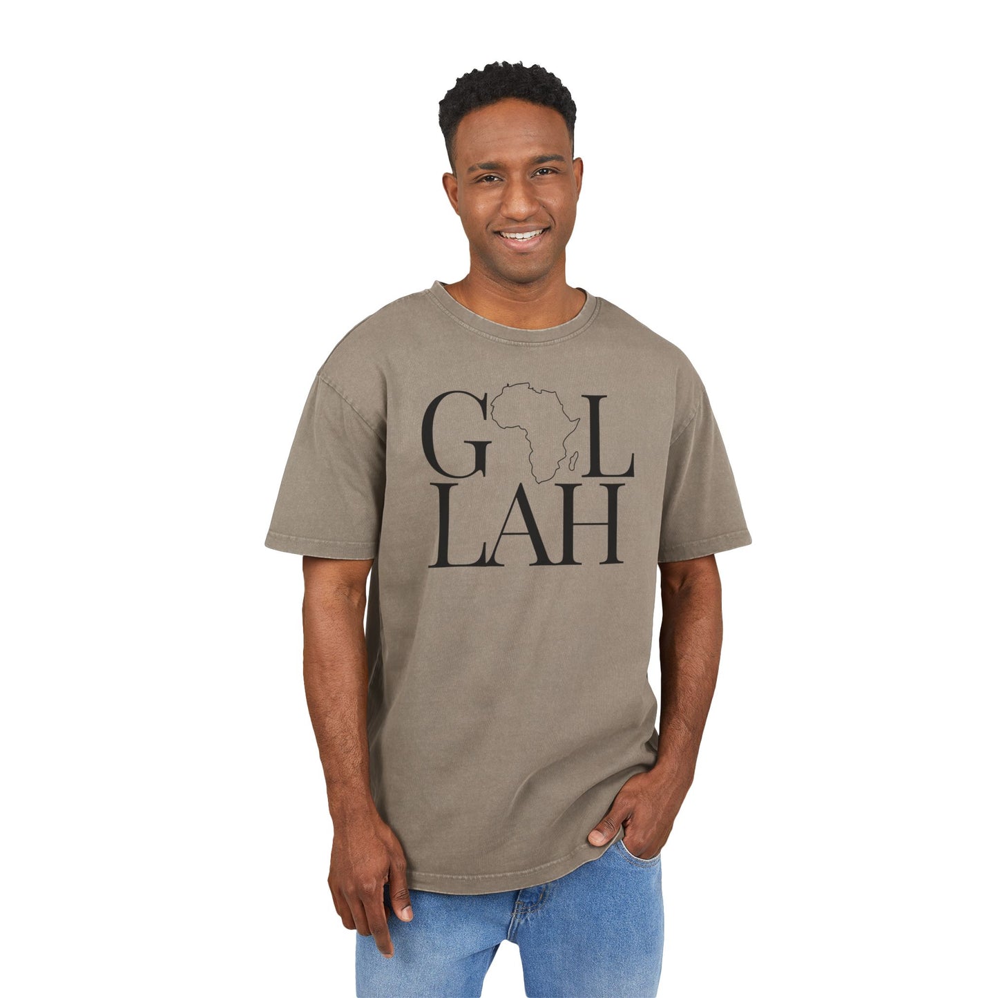 Diaspora Acid Washed Heavy Oversize Tee