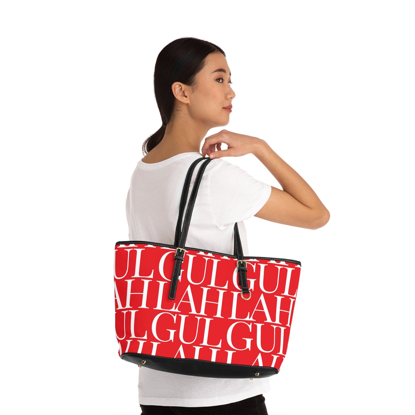 Red Gullah Coastal Vacation Tote