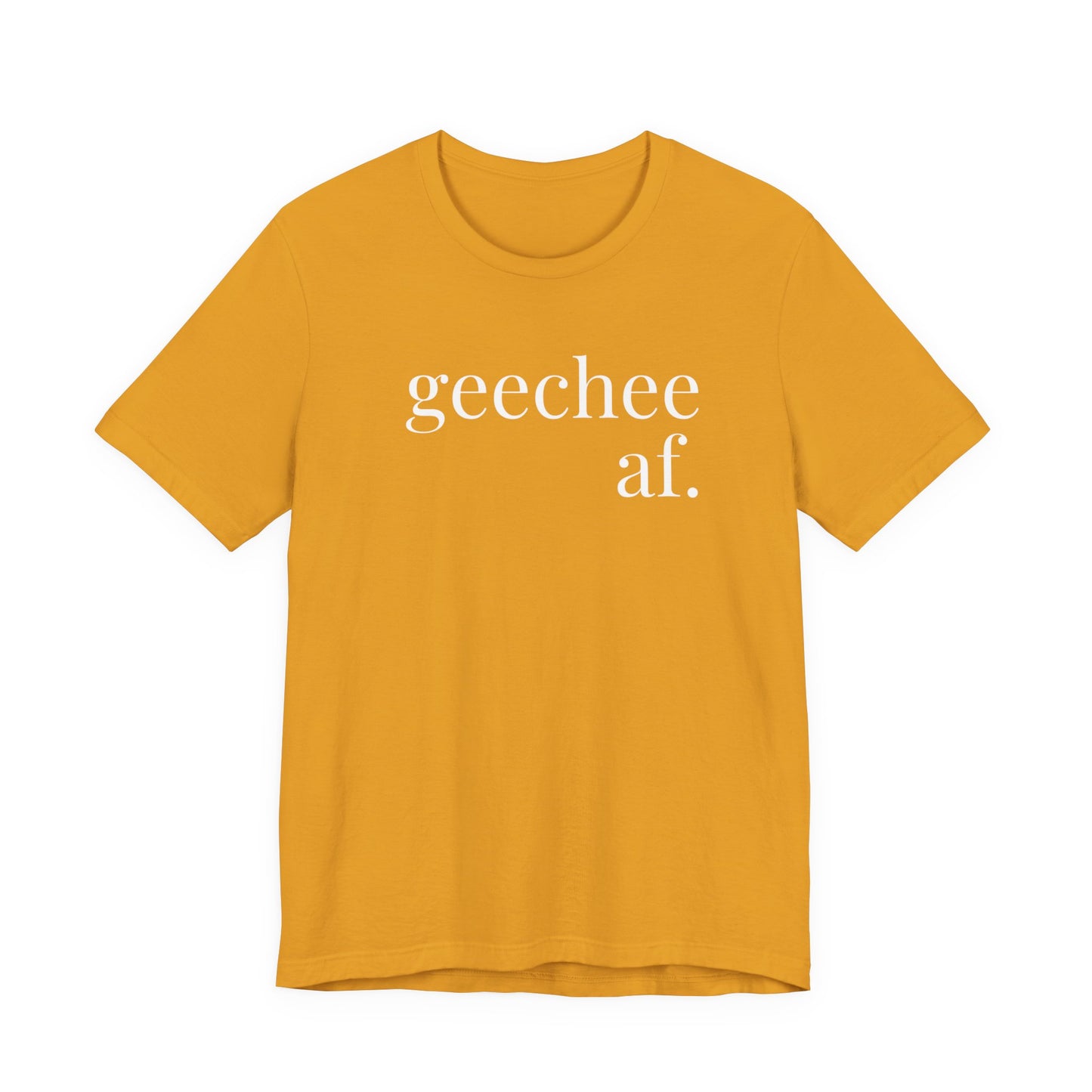 Geechee AF Jersey Short Sleeve Tee