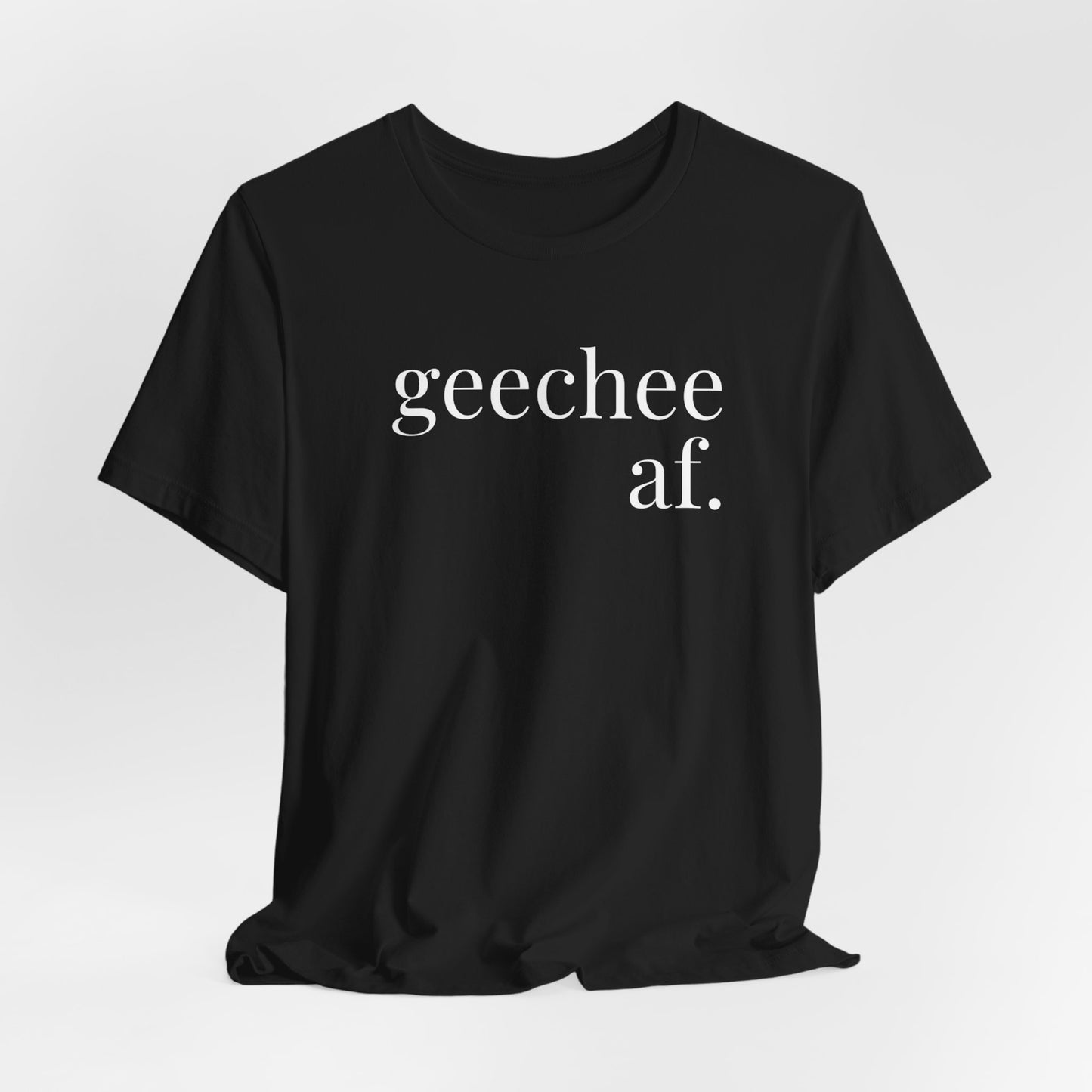 Geechee AF Jersey Short Sleeve Tee