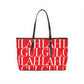 Red Gullah Coastal Vacation Tote