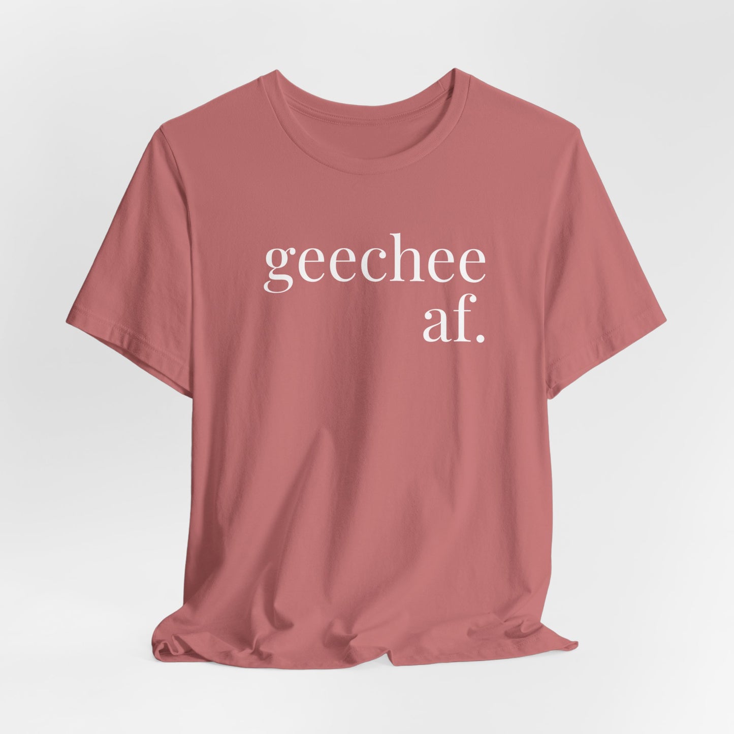 Geechee AF Jersey Short Sleeve Tee