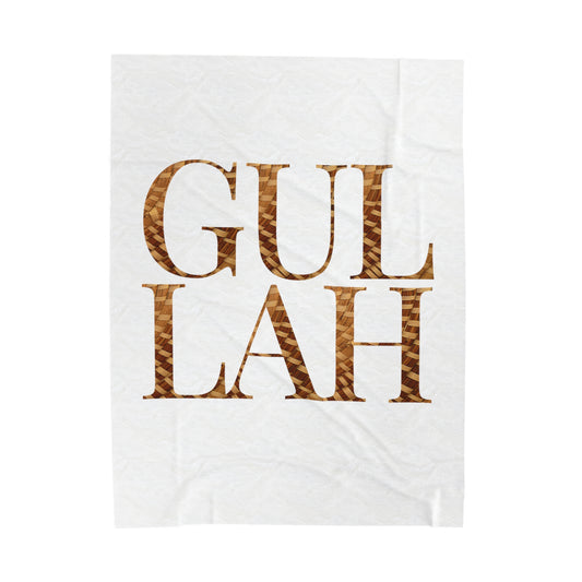 XL Sweetgrass Gullah Velveteen Plush Blanket