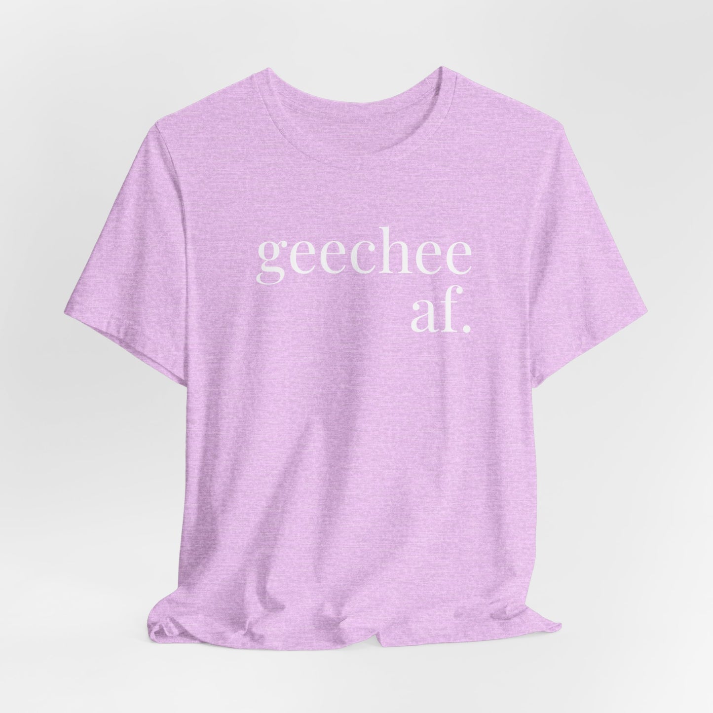 Geechee AF Jersey Short Sleeve Tee