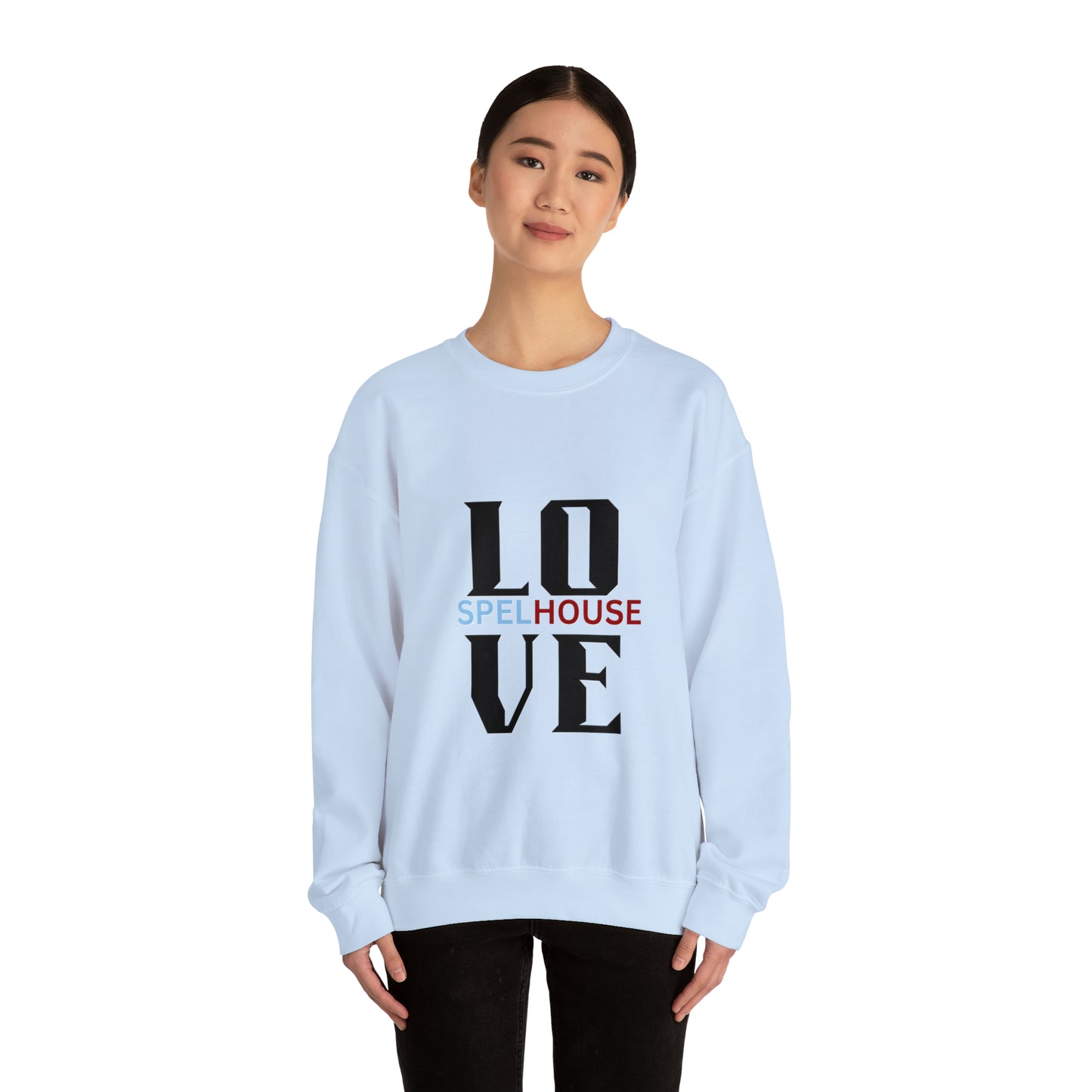 SPELHOUSE BLOCK LOVE Crewneck Sweatshirt