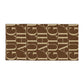 Gullah Composition Chocolate Beach Towel