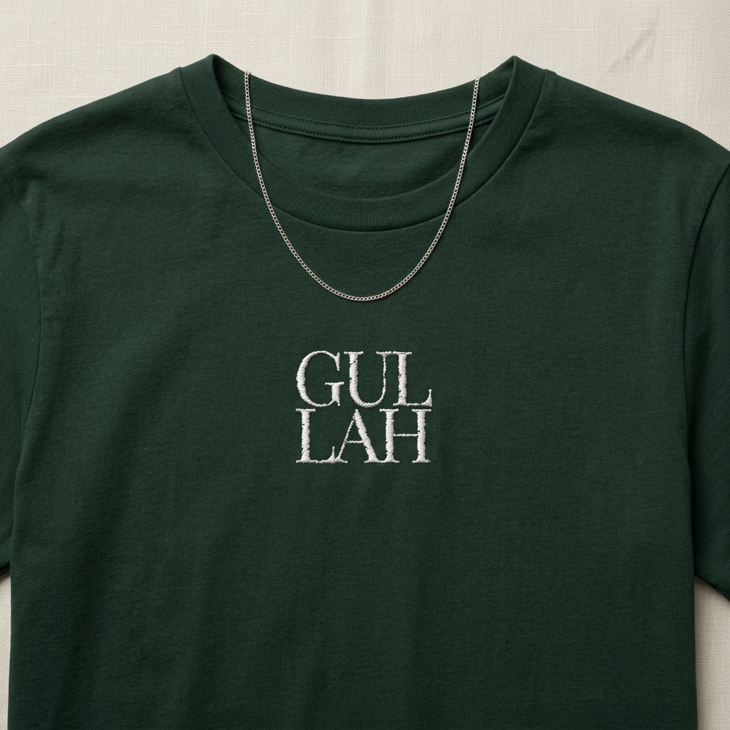 Embroidered Gullah Jersey Short Sleeve Tee