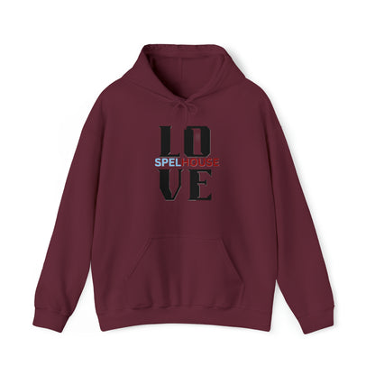 SPELHOUSE BLOCK LOVE Hooded Sweatshirt