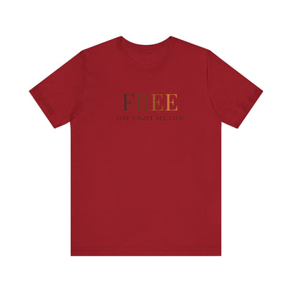 “FREE” Juneteenth Unisex Jersey Short Sleeve Tee