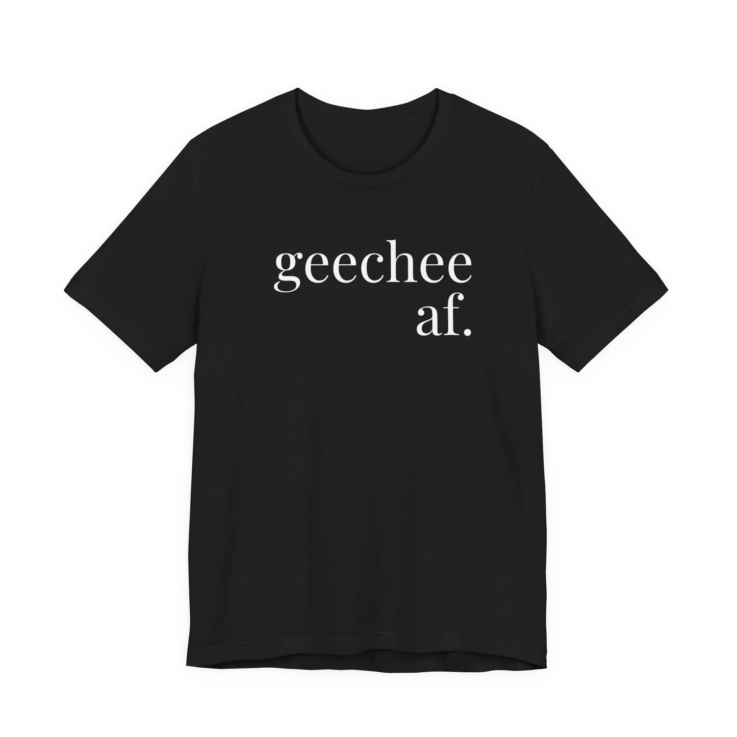 Geechee AF Jersey Short Sleeve Tee