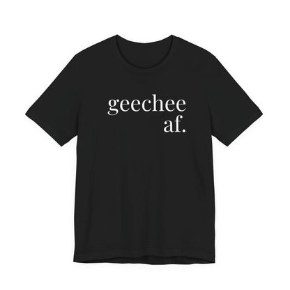 Geechee AF Jersey Short Sleeve Tee