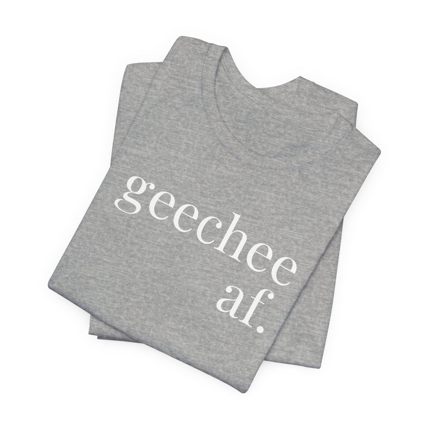 Geechee AF Jersey Short Sleeve Tee