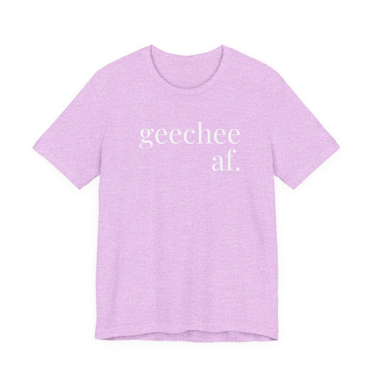 Geechee AF Jersey Short Sleeve Tee