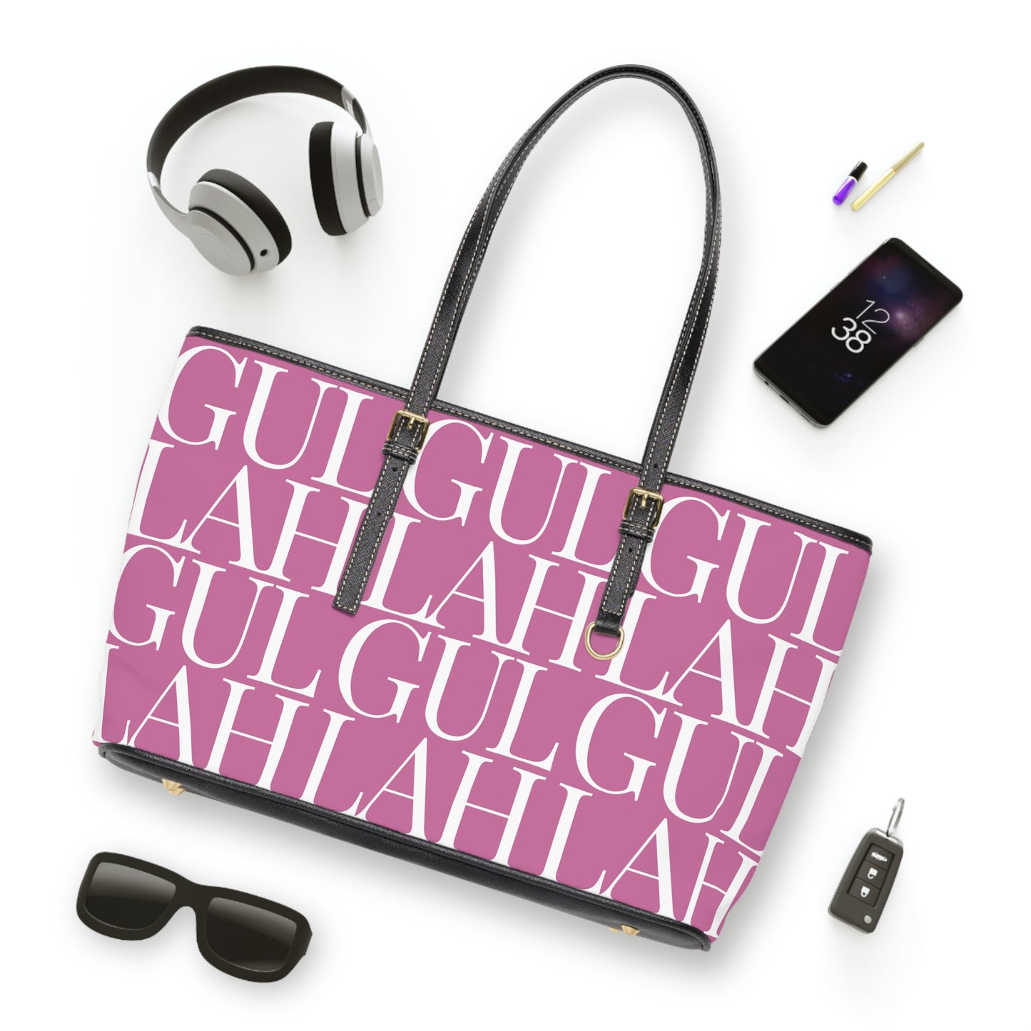 Pink Gullah Coastal Vacation Tote