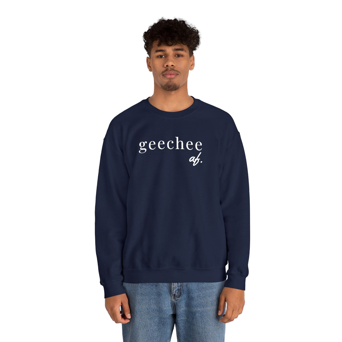 Embroidered GAF Unisex Heavy Blend™ Crewneck Sweatshirt
