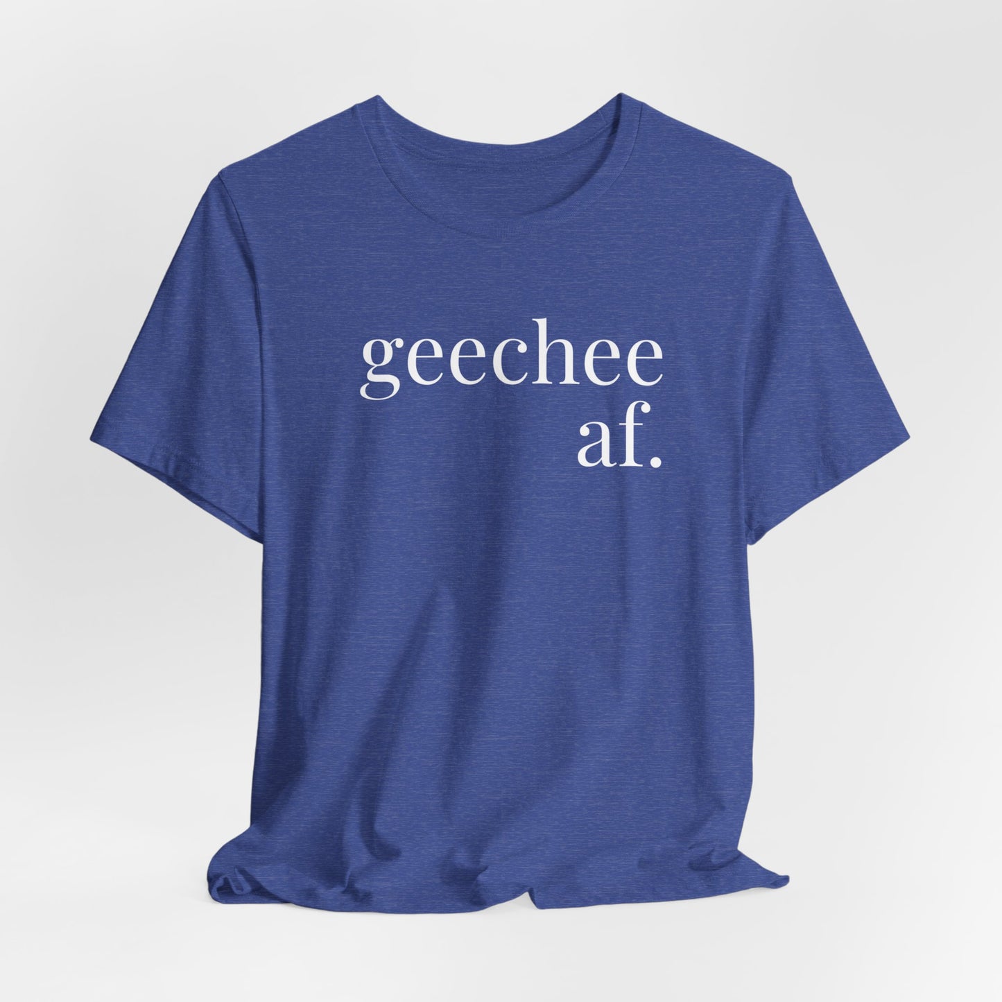 Geechee AF Jersey Short Sleeve Tee