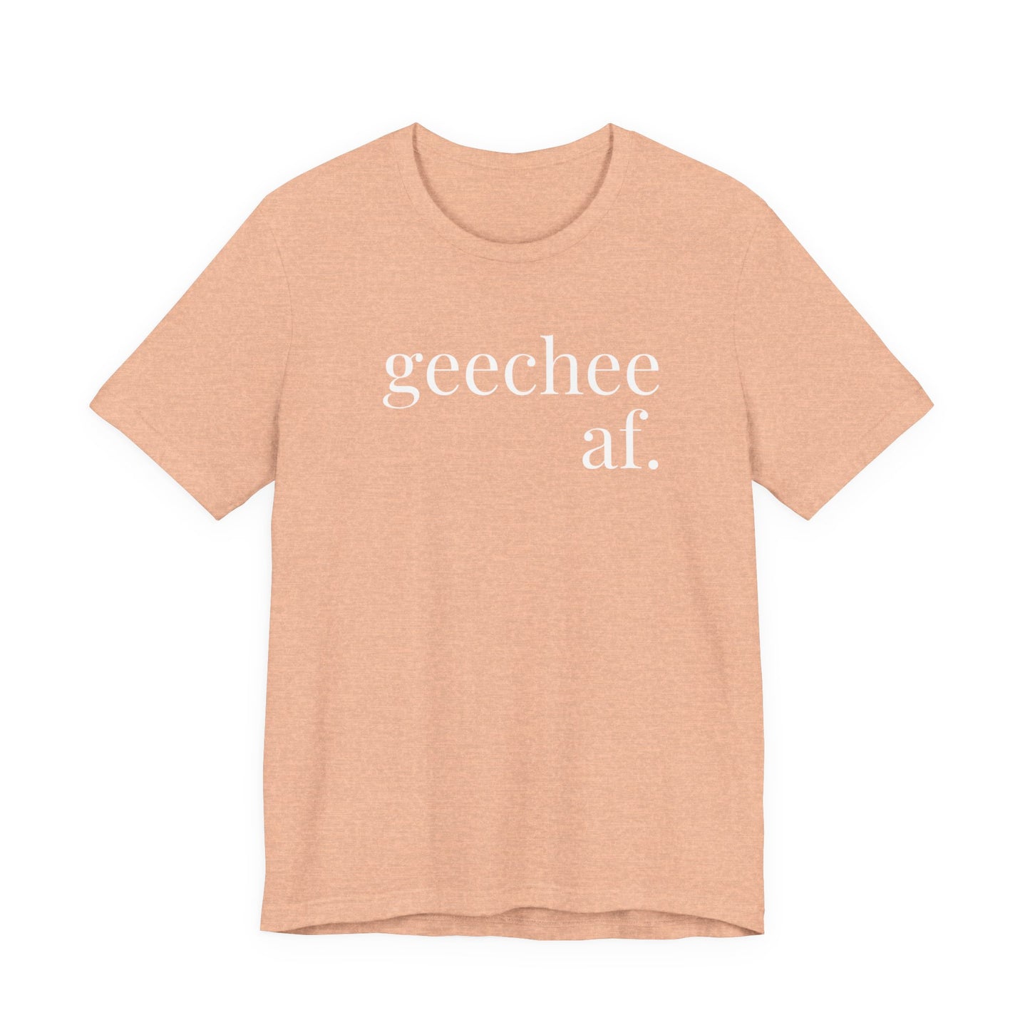 Geechee AF Jersey Short Sleeve Tee