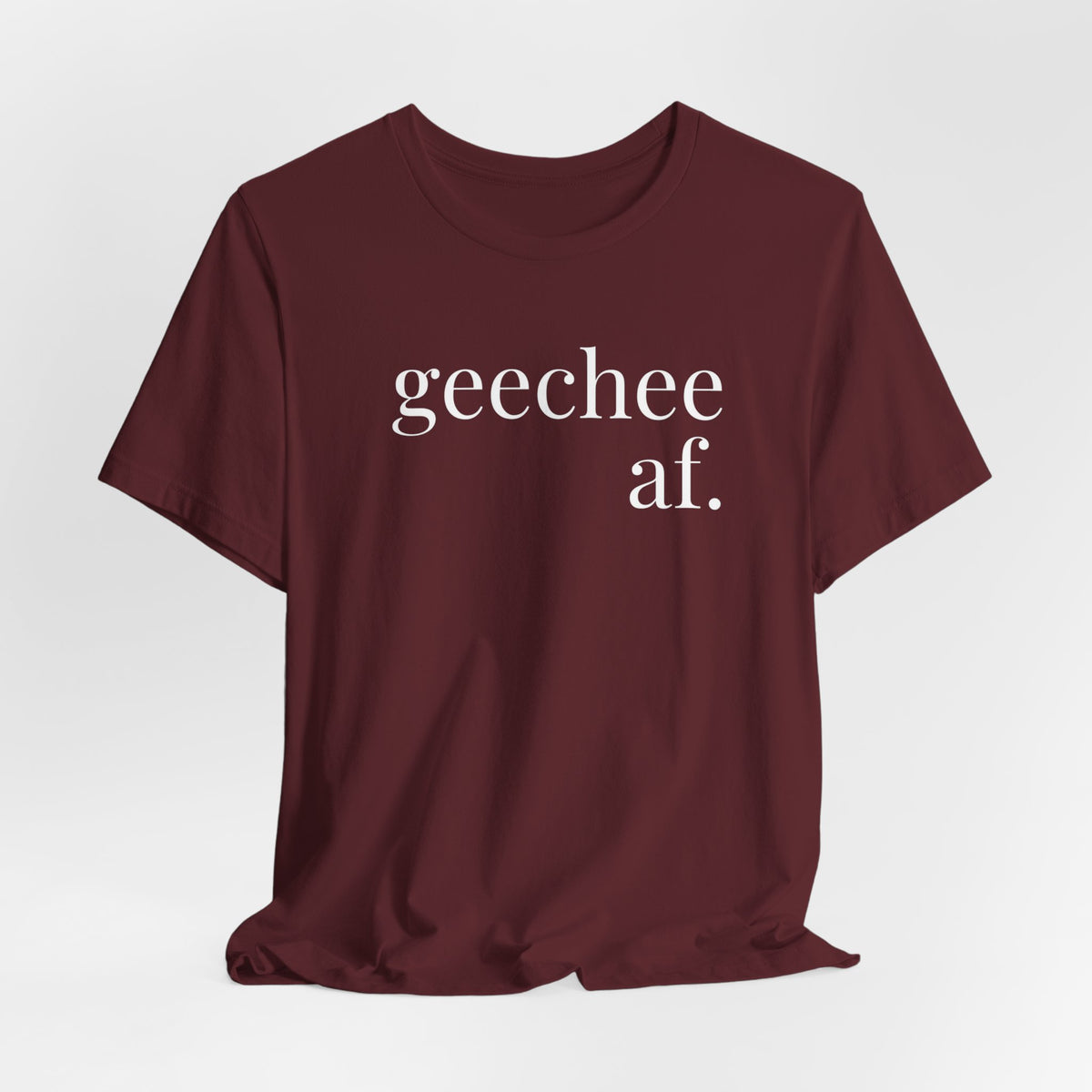 Geechee AF Jersey Short Sleeve Tee