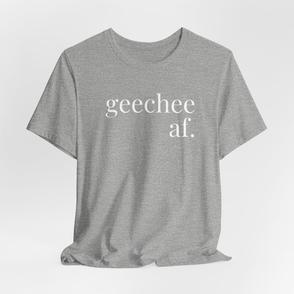 Geechee AF Jersey Short Sleeve Tee