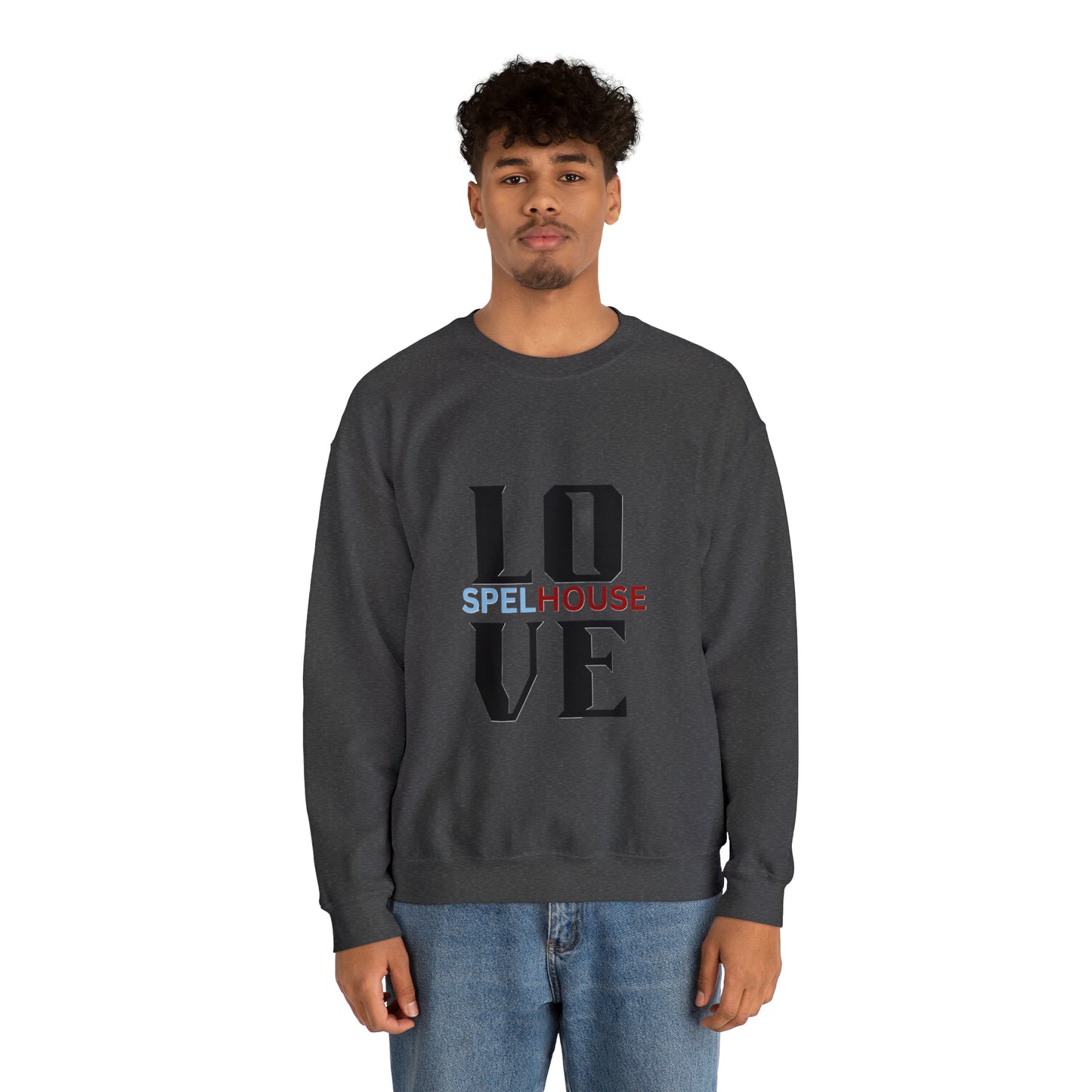 SPELHOUSE BLOCK LOVE Crewneck Sweatshirt
