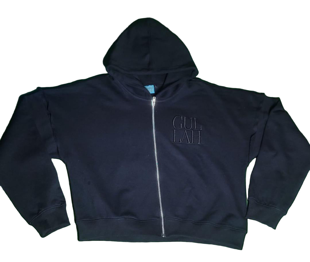 GTNT “Sonny Blue” Cropped Zip Hoodie